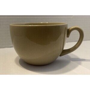 Wedgwood DRABWARE 1970 1 Coffee Tea Cup ONLY Oatmeal Beige England Queens Shape